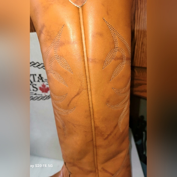 Cowboy Boots 4 1/2 AA - Picture 2 of 4